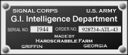 GI Intelligence Dept.