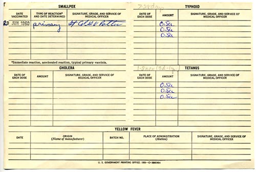 How can you get an immunization record form?