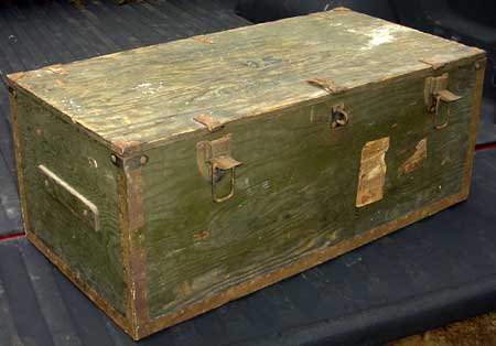 Restoration of an Old US Army Footlocker  How to Restore an Old Storage  Chest/Trunk 